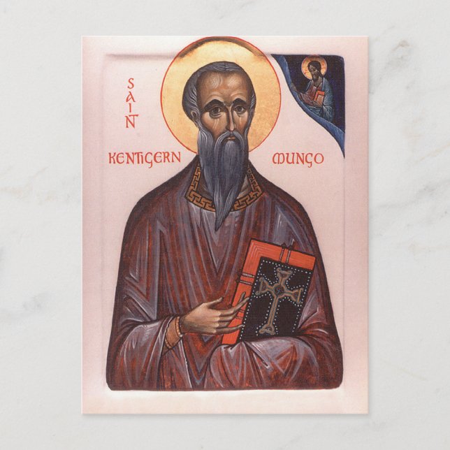 Carte Postale St. Kentigern First Bishop of Glasgow Icon         (Devant)