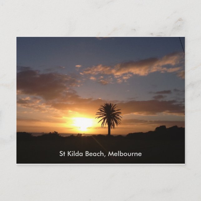 Carte Postale St Kilda Beach Melbourne