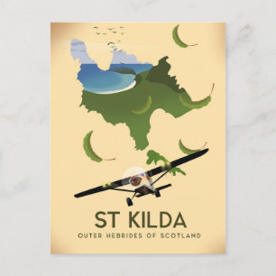 Carte Postale St Kilda, Hébrides extérieures Écosse