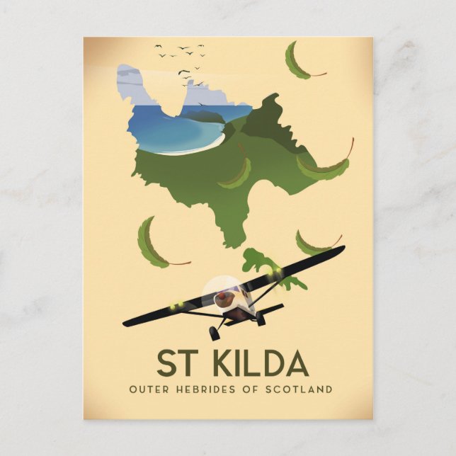 Carte Postale St Kilda, Hébrides extérieures Écosse (Devant)