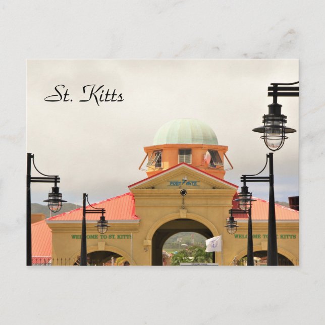 Carte postale, St. Kitts (Devant)