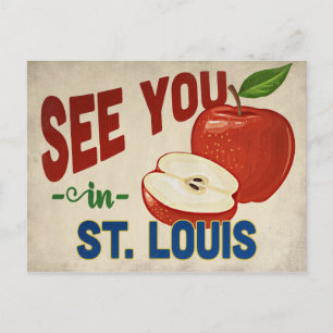 Carte Postale St. Louis Missouri Apple - Vintage voyage