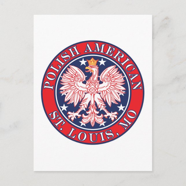 Carte Postale St. Louis Missouri Polonais (Devant)