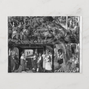 Carte Postale St. Louis part pour la croisade