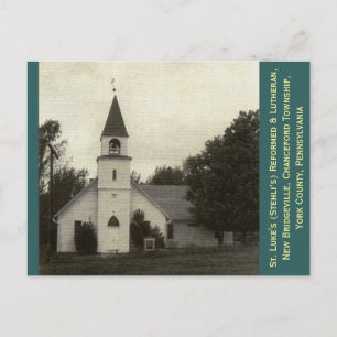 Carte Postale St. Luke's Reform & Lutheran Church, York Co, PA