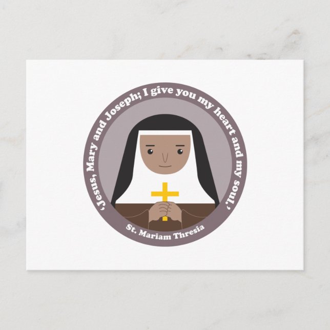 Carte Postale St. Mariam Thresia (Devant)