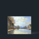 Carte Postale St Martin Canal Alfred Sisley Poster<br><div class="desc">Vue sur le canal Saint-Martin à Paris. Alfred Sisley. Un beau paysage printanier dans les tons bleus. Rivière à débordement. Il y a une ville sur la rive de la rivière. Les arbres poussent sur le remblai. Des nuages légers traversent le ciel. Reproduction d'oeuvres d'art célèbres dans le domaine public....</div>
