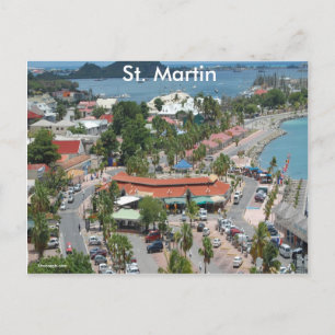 Carte Postale St. Martin et Marigot Bay