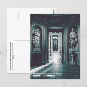 Carte Postale St Mary Salome et St Barbara. Statues italiennes