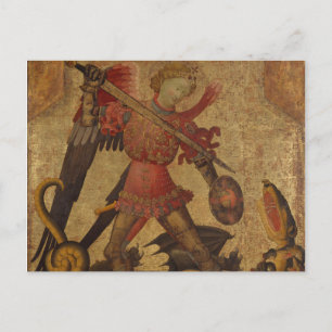 Carte Postale St Michael et le dragon