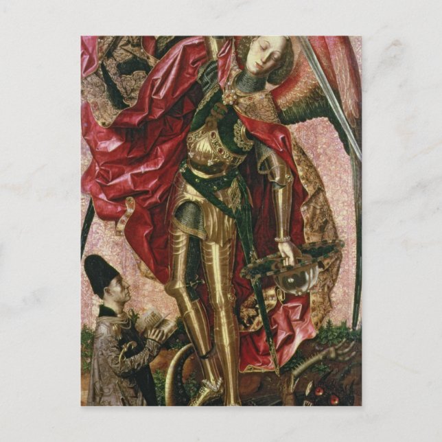 Carte Postale St. Michael et le Dragon (Devant)