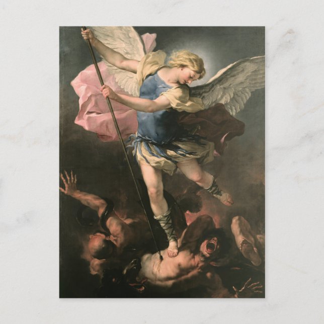 Carte Postale St. Michael, Luca Giordano (Fa Presto) (Devant)