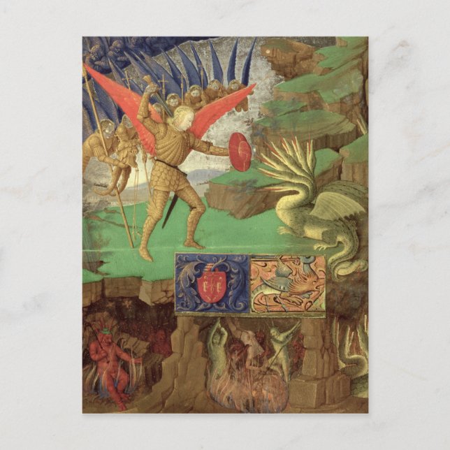 Carte Postale St. Michael Slay le dragon (Devant)