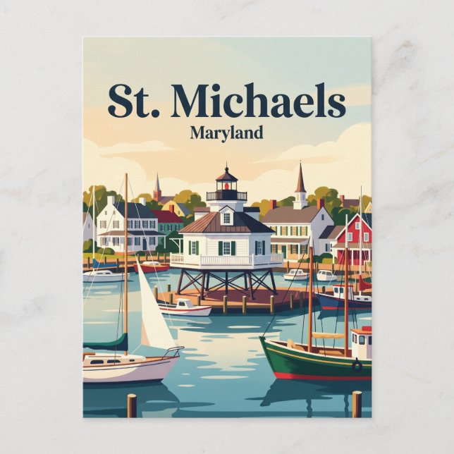 Carte Postale St. Michaels Maryland (Devant)