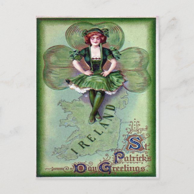 Carte postale St Patrick (Devant)