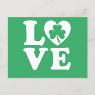 Carte Postale St Patrick Love