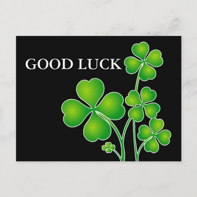 Carte Postale St. Patrick's Day Clover + vos idées (Devant)