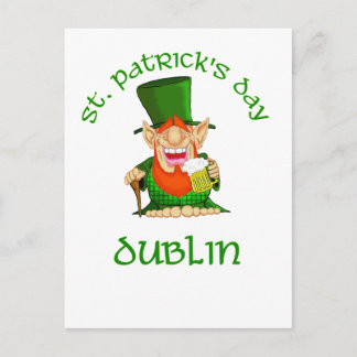 Carte Postale St Patrick's Day ~ Dublin