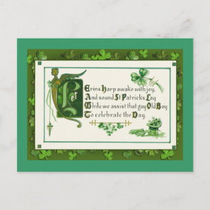 Carte Postale St Patrick's Day Greeting Cards and Postcards