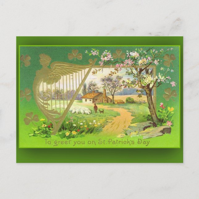 Carte Postale St Patrick's Day Greeting Cards and Postcards (Devant)
