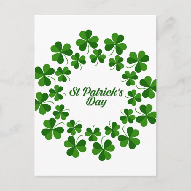 Carte postale St Patrick's day Holiday (Devant)
