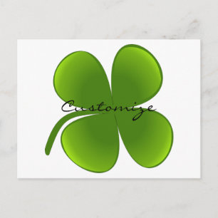 Carte Postale St Patrick's Day Shamrocks Thunder_Cove