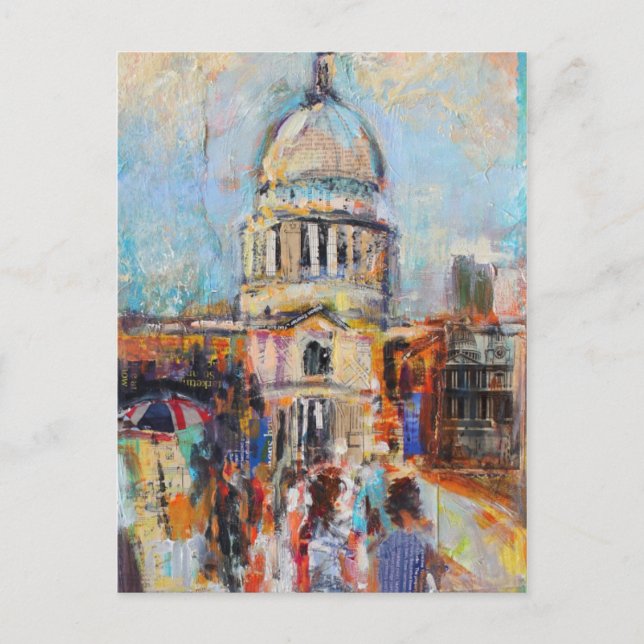 Carte Postale St Paul's du pont du Millénaire (Devant)