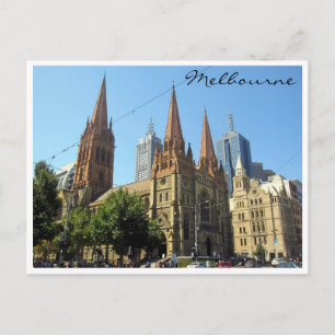 Carte Postale st pauls melbourne