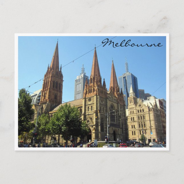 Carte Postale st pauls melbourne (Devant)