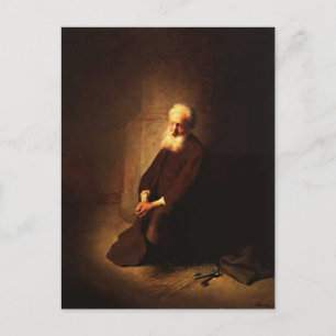 Carte Postale St. Peter en prison par Rembrandt Postcard