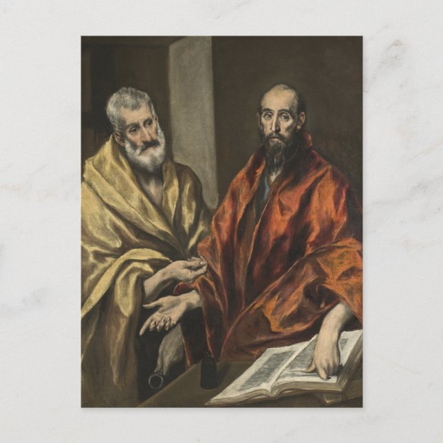 Carte Postale St Peter et St Paul | c.1605-8 (Huile sur toile) (Devant)