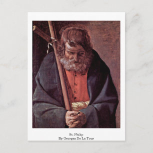 Carte Postale St Philip By Georges De La Tour