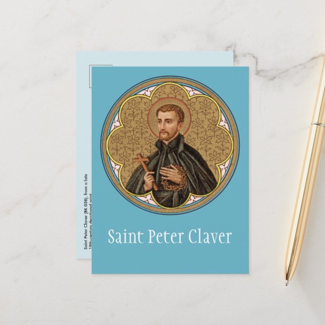 Carte Postale St. Pierre Claver (BK 058) (Devant/Arrière en situation)