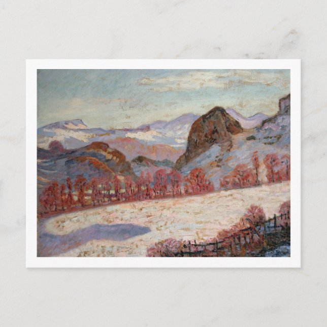 Carte Postale St. Sauves d'Auvergne, vers 1900 (huile sur pannea (Devant)