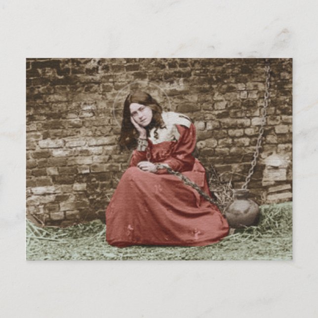 CARTE POSTALE ST THEREAS AS JOAN OF ARC.COLORIZED (Devant)