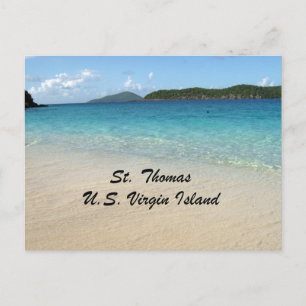 Carte Postale St. Thomas, Ile Vierge des États-Unis