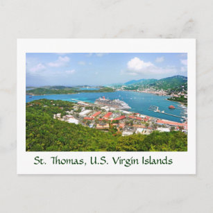 Carte Postale St. Thomas, Îles Vierges américaines