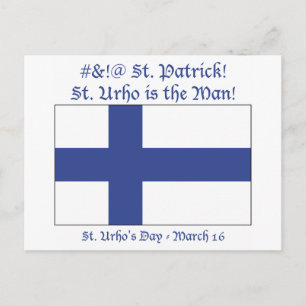 Carte Postale St Urho est l'homme