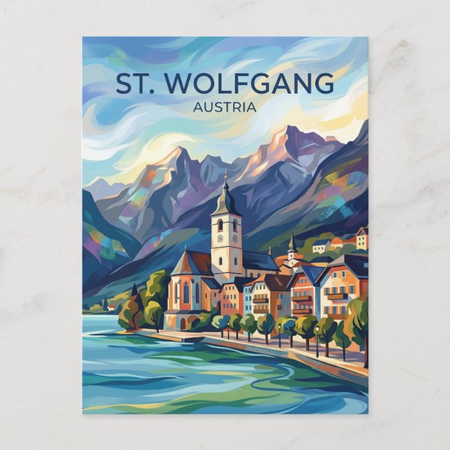 Carte Postale St. Wolfgang Autriche (Devant)
