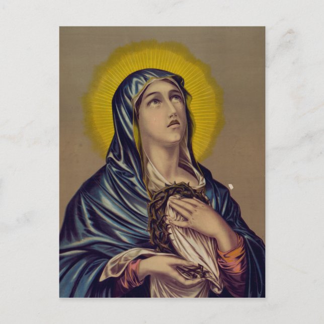 Carte Postale Stabat Mater Notre-Dame des Douleurs Art Devotionn (Devant)