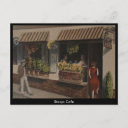 Carte Postale Stacja Cafe, Poznan (Pologne)