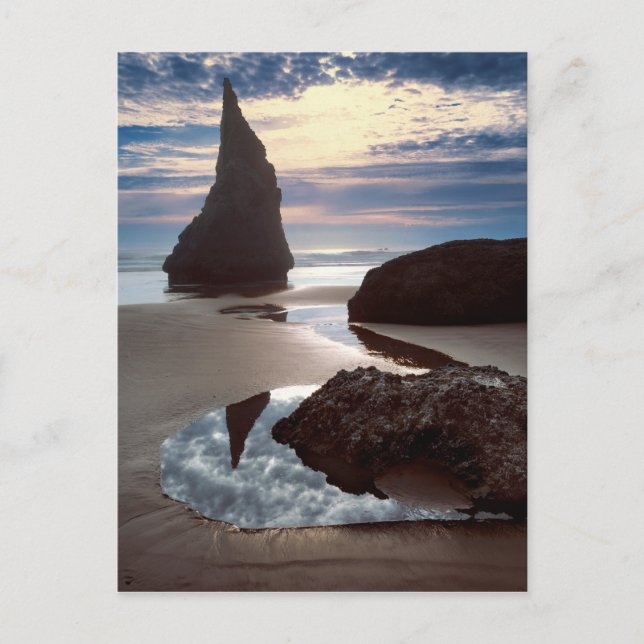 Carte Postale Stack marin en forme d'épine | Face Rock Wayside,  (Devant)