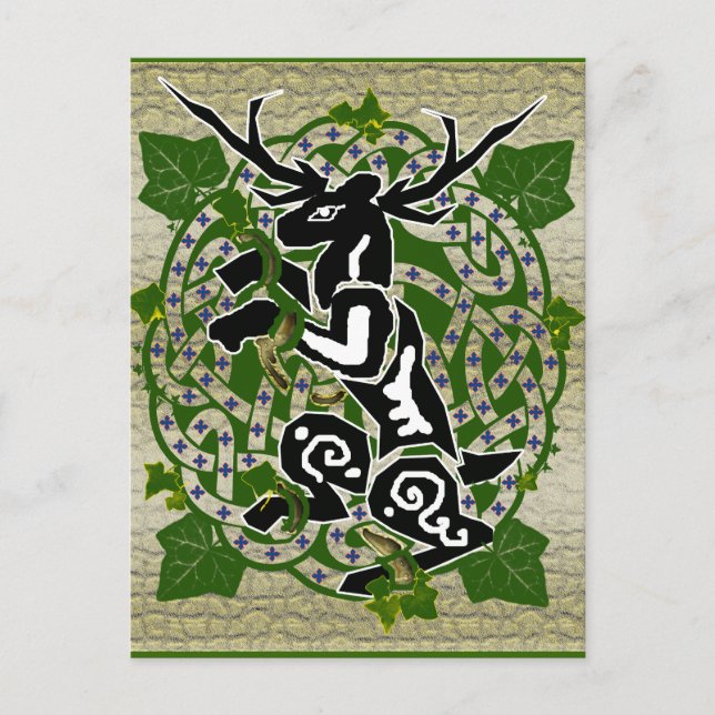 Carte Postale stag herne (Devant)