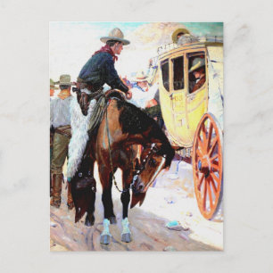 Carte Postale Stage Coach