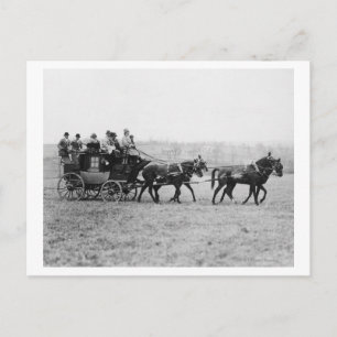 Carte Postale Stagecoach Cross Country Race Photographie