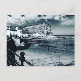 Carte Postale Staithes vue port, North Yorkshire.
