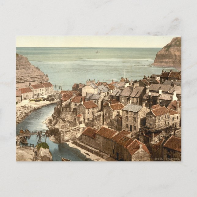 Carte Postale Staithes, Yorkshire, Angleterre (Devant)