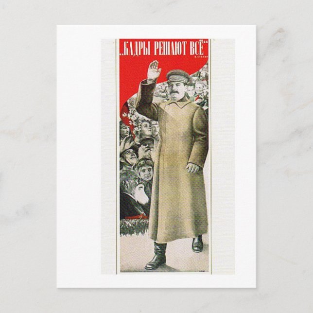 Carte Postale stalin the leader ussr (Devant)