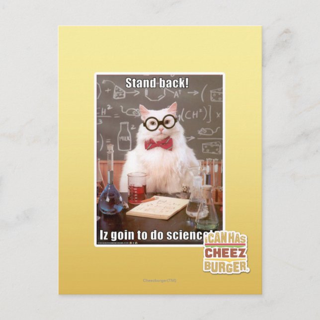 Carte Postale Stand back! (Devant)