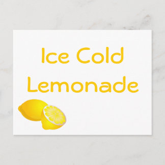 Carte Postale Stand de citronnade